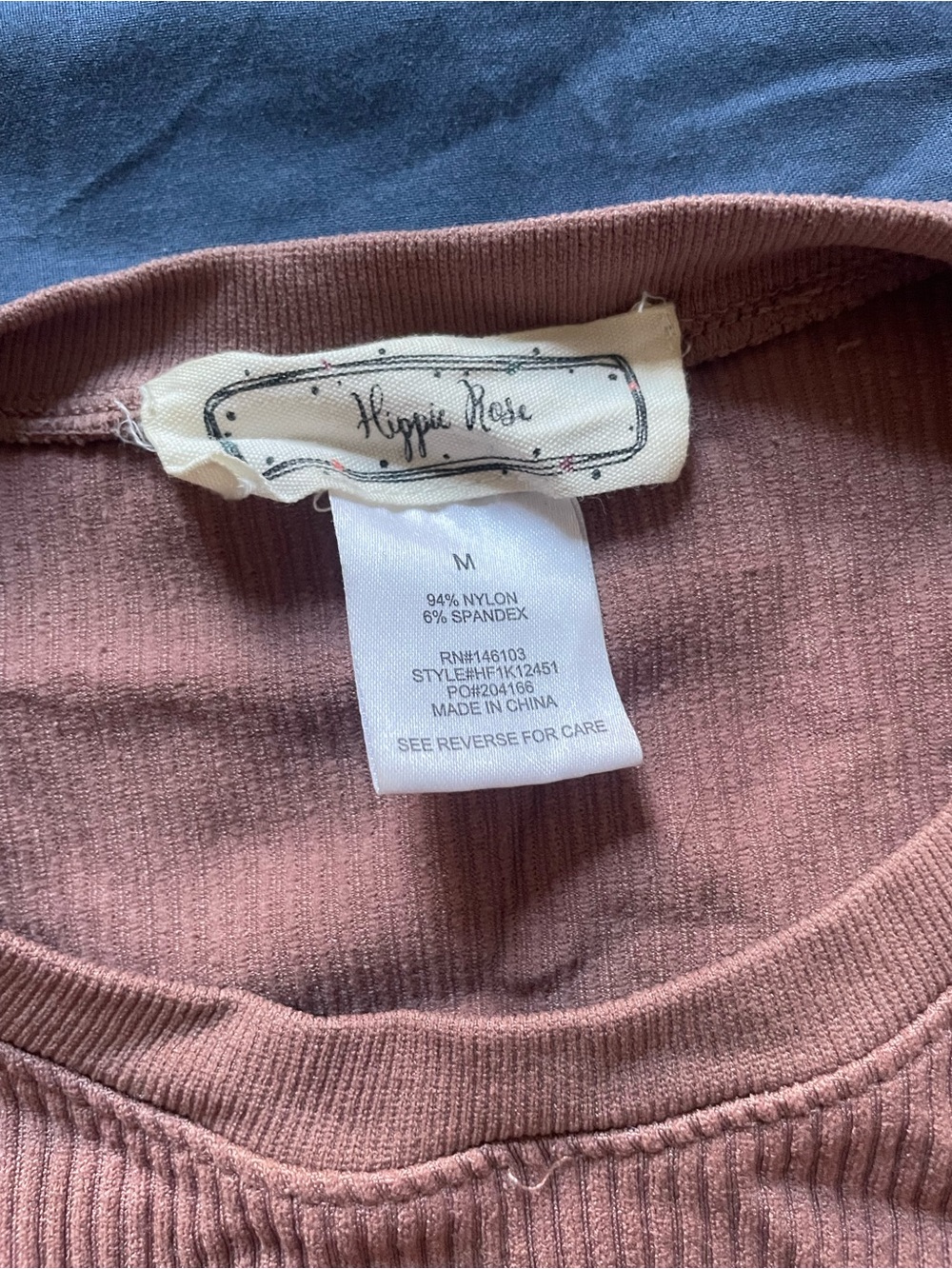 Pink Ribbed Short Sleeve Top - Picture 2 of 4